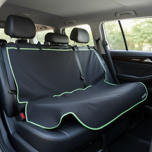 Housse de protection de siège arrière Rolmih noire anti-salissures pour animaux de compagnie - Product Image 2