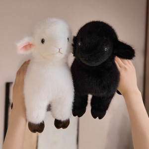 Peluche de Cabrito Blanco y Negro de Simulación, Lindo Peluche de Animal, Regalo para Niños, Personalizado y al por Mayor - Product Image 4