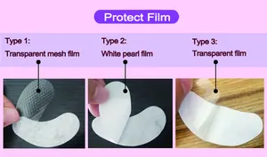 Personalizzazione all'ingrosso della fabbrica cinese cuscinetti per ciglia benda per gel per gli occhi cuscinetti per gli occhi in silicone cuscinetti per gli occhi per le estensioni delle ciglia