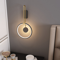 Lampes murales, lampes de chevet pour chambre à coucher, simples et modernes, luxe léger, style nordique, salon, lampes murales créatives pour couloir