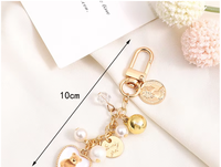Porte-clés vintage élégant pour fille, sac à main avec pendentif en métal pour casque, sac à main pour écouteurs, accessoires, cadeau