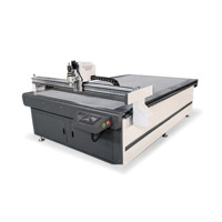 Machine de découpe à couteau oscillant CNC haute vitesse pour boîtes à pizza, carton ondulé, emballages de Noël