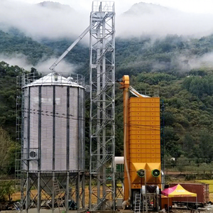 เครื่องจักรกลการเกษตรรุ่นใหม่ปี 2025 ความจุขนาดใหญ่ 10-50 ตัน/ชุด เครื่องอบข้าวโพดพร้อมมอเตอร์ปั๊ม ผลผลิตสูง ได้รับการรับรองมาตรฐาน CE - Product Image 1