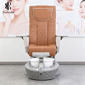 Hot Selling Voll automatische Liege fuß <span class=keywords><strong>massage</strong></span> stühle High-End Pediküre Stuhl Stoff <span class=keywords><strong>Craft</strong></span> Glass Factory Direct Fußbad Spa - Product Image 3