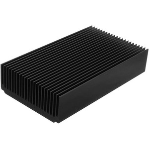 Zwart Geanodiseerd Geëxtrudeerd Koellichaam Anodiseren Aluminium Koeler Extrusie Profiel - Product Image 5