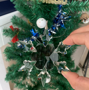 New Design Christmas Gift Personalized Crystal Snowflake <b>Ornament</b> for Holiday Decoration - Product Image 2