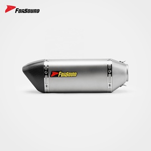 Système d'échappement en fibre de carbone Forsound Wholesale <span class=keywords><strong>MT09</strong></span> avec silencieux amovible DB Killer pour Yamaha MT-09 <span class=keywords><strong>Tracer</strong></span> 900 - Product Image 4