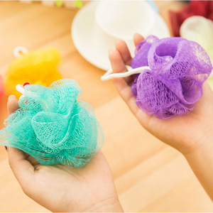 Bath Flower Mesh Bath <b>Sponge</b> Colorful Shower Loofah For Daily <b>Bathing</b> - Product Image 3