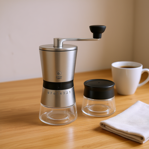 Molinillo de café manual Leopold Vienna Bologna con recipiente de almacenamiento 87654321 Configuraciones - Product Image 3