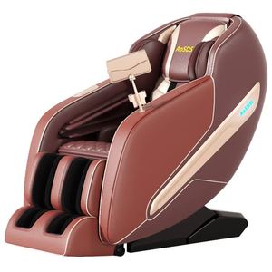 Fauteuil de massage Shiatsu chauffant grand format pour la maison, moteur 4D, rail double SL, capsule spatiale, massage des jambes, commande vocale IA, vente en gros - Product Image 1