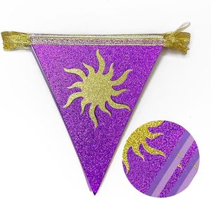 Decoraciones <span class=keywords><strong>para</strong></span> Fiesta Sol de la Tierra, Guirnalda de <span class=keywords><strong>Banderines</strong></span> Triangulares de Papel <span class=keywords><strong>con</strong></span> Sol Dorado <span class=keywords><strong>para</strong></span> <span class=keywords><strong>Cumpleaños</strong></span> y Baby Shower - Product Image 3