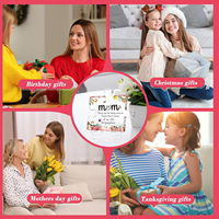 Sublimation personnalisée bloc de construction en acrylique blanc puzzle bloc logo plaque en acrylique décoration de table ornement à donner à maman