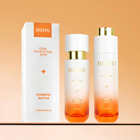 Emballage cosmétique au toucher doux, 50g 100ml 120ml, ensemble de flacons et de pots luxueux et uniques pour soins de la peau, toner, sérum, flacon pompe