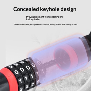 <span class=keywords><strong>Antivol</strong></span> à code combiné pour vélo, moto électrique, voiture - Product Image 3