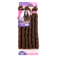 Kit de trois pièces pour boucles françaises à basse température, extensions de cheveux synthétiques en spirale, toutes couleurs compatibles