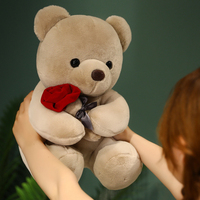 Peluche ours en peluche rose, cadeau mignon pour la Saint-Valentin et la fête des mères, très vendue