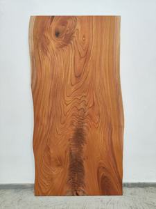 Table de réunion élégante en bois massif à bord naturel, mobilier de bureau contemporain, robuste, écologique, polyvalente, pour hôtel et usage commercial - Product Image 5