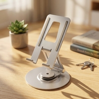 Support de téléphone portable pliable en métal, réglable en hauteur, multi-angles, pour iPad, téléphones et tablettes de bureau pour étudiants