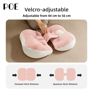 Oreiller de maternité ergonomique en mousse à mémoire de forme, doux et de soutien complet, pour femmes enceintes, pour <span class=keywords><strong>dormir</strong></span> sur le côté, le dos et soutenir les hanches - Product Image 3