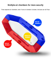 Durable Pvc Whitewater River Drifting Fishing Rafting Auvent Bateau Gonflable Drop Stitch Bottom Rowing Lifeboat