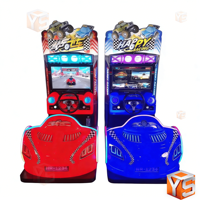 Simulateur de course automobile d'arcade à monnayeur ZDYS pour 2 joueurs, machine de jeu commerciale