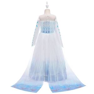 Nuevo Vestido de Princesa de Hielo y Nieve para Niñas 2026, Vestido Azul de Cristal para Cosplay, Festival, Actuación en Escenario, Fiesta de Cumpleaños, Disfraz de Carnaval - Product Image 5