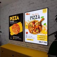 Boîte à lumière publicitaire ultra-mince écologique pour menu, enseigne de magasin, du fabricant d'origine
