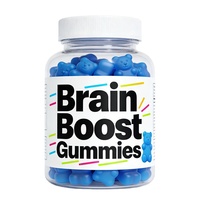 Gomitas para el Cerebro OEM, 15 mg de L-Metilfolato con Metil B12, Suplemento de Folato 5-MTHF L-Metilfolato para el Estado de Ánimo, la Salud y la Cognición
