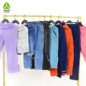 Kids Clothes Summer Baby Used Clothes Children Pants Wear Pants Mixed in Bale Kids 45kg Adults High Standard Sorted Used Clothes