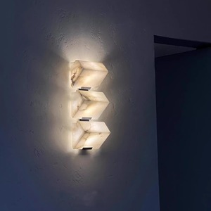 Huiju Lighting Natural Snowflake Marble Wall Lamp Led 220V Minimalist Hotel <b>Corridor</b> Ambient <b>Light</b> - Product Image 1