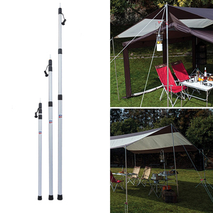 Regolabile Tarp Poli Telescopica In Alluminio Aste per Tenda Fly e Teloni Leggero Sostituzione <span class=keywords><strong>Pali</strong></span> della Tenda per il <span class=keywords><strong>Campeggio</strong></span> Trekking - Product Image 4