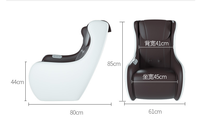 Chaise de massage 3d à capsule spatiale zéro gravité, pétrissage des fesses et de la colonne vertébrale, siège de voiture complet, Portable, petite mini chaise de massage