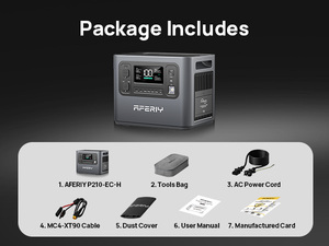 เครื่องกำเนิดไฟฟ้าพลังงานแสงอาทิตย์แบบพกพา 2400W พร้อมแอปพลิเคชัน คลื่นไซน์บริสุทธิ์ ราคาขายส่ง สถานีไฟฟ้าพกพา - Product Image 6