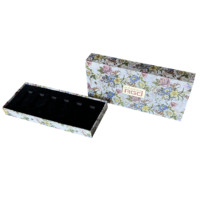 Boîte d'échantillons de parfum floral de style boîte d'allumettes ROGOOD, boîte d'emballage cosmétique multi-capacité pour 1 ml, 2 ml, 5 ml, 7 ml, 10 ml, parfum P2158