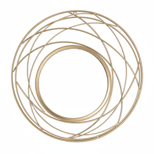 กรอบกระจกกลมโลหะกระจกแขวนผนังตกแต่งคริสต์มาสดีไซน์ใหม่ - Product Image 1