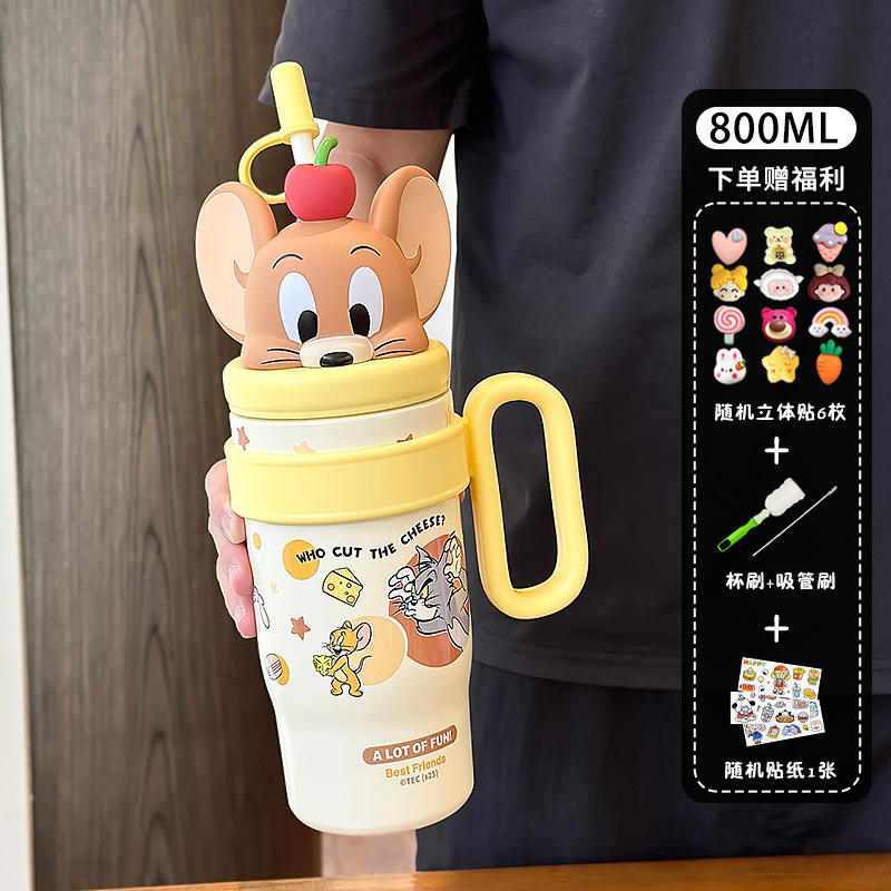 สติกเกอร์การ์ตูนเครื่องมือทำความสะอาด 3D สีเหลือง