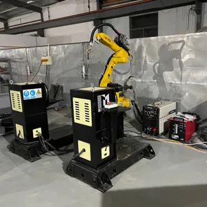 Double station 8 Axis welding robot ,Panasonic pulse MIG welding Power YD500GL5