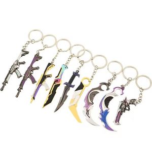 Porte-clés Modèle en Métal Complet de l'Arme Plundering Impression Mob M4 et du Couteau Impression Claw du jeu Valorant - Product Image 1