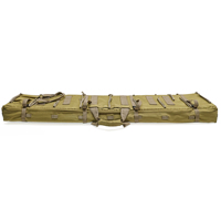 Sac de luxe en nylon rembourré grande capacité, personnalisable, 8 à 11 compartiments, fermeture éclair, étui tactique pour armes à feu résistant à l'eau, pour l'extérieur