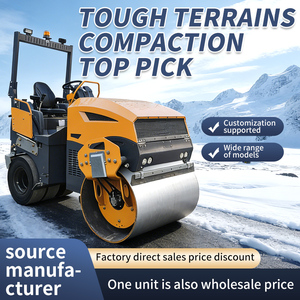 Vente directe usine – Mini-compacteur routier à tambour unique de 1 tonne avec force d'excitation de 70 KN pour la construction de routes rurales - Product Image 6