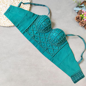 Top Corto Sexy con Schiena Scoperta e Ombelico Esposto, Bustier a Lisca di Pesce, Reggiseno Corsetto Dolce e Fresco per Donne - Product Image 5