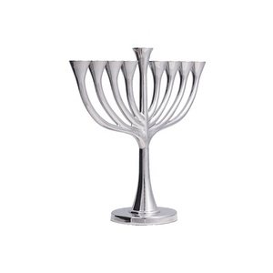 <span class=keywords><strong>Menorah</strong></span> de Hanukkah de Nueve Ramas, Candelabro Judío, Duradero, Religioso, Judaica, Serigrafiado, Color Personalizable - Product Image 3