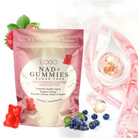 Gummies NAD+ Supplémentaires Sans Sucre Biologiques Vitamine B3 Niacinamide : Booste la Régénération NAD et l'Énergie