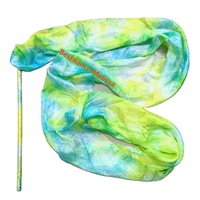 Culte Streamer Belly Dancing Silk Streamers Louange Danse Voiles de soie Prop Performance Wear