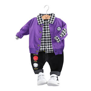 Ensemble de sport pour garçons, vêtements de football, t-shirt, vêtements de laboratoire résistants aux produits chimiques pour enfants, manteaux d'automne, produit chinois - Product Image 1