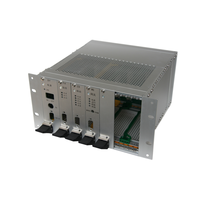 RDEKONO Polyrack Schroff Nvent Frame Type Plug-In Unit PRO Kit, blindé, perforé, avec connecteur, 6U, 167mm