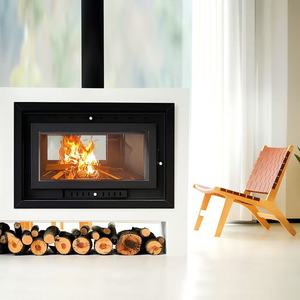 Nuova Stufa <span class=keywords><strong>a</strong></span> Legna da Interno con Vetro Resistente alle Alte Temperature, Inserto per Caminetto Domestico - Product Image 1