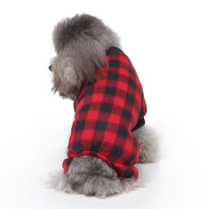 <strong>UK</strong> Style Doggy Pajamas Grid Pet <strong>Dog</strong> Classic Pajamas <strong>Dog</strong> Coat <strong>Clothes</strong> <strong>for</strong> Winter - Product Image 6