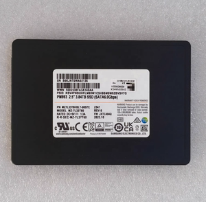 قرص صلب SSD للمؤسسات PM893 سعة 3.84 تيرابايت طراز MZ7L33T8HBLT بواجهة SATA3 عالي السرعة للقراءة والكتابة وعالي المتانة مصنوع من المعدن لتخزين البيانات في مركز الخوادم - Product Image 1