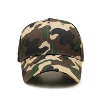 Logotipo personalizado al aire libre táctico camuflaje caza sombrero 6 paneles gorra de béisbol